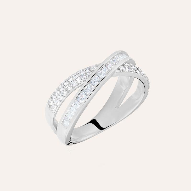 Anello Silver Shine Argento Rodiato Cubic Zirconia - Anelli con Pietre Donna | Stroili