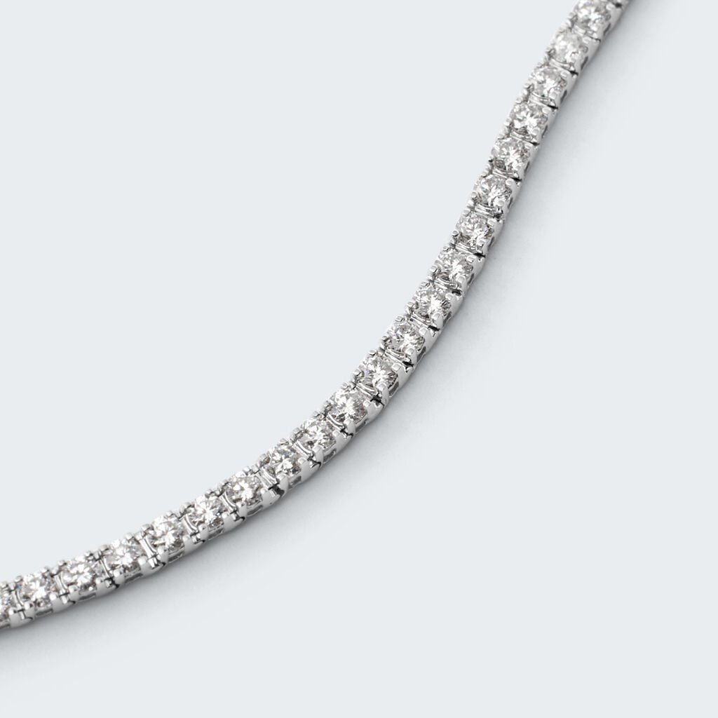Bracciale Tennis Diamade Oro Bianco Diamante Lab-Grown - Bracciali Tennis Donna | Stroili