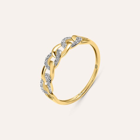Anello Fantasia Claire Oro Giallo Cubic Zirconia - Gioielli Donna | Stroili