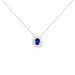 Collana Elizabeth Crown Oro Bianco Zaffiro Diamante - Collane Donna | Stroili
