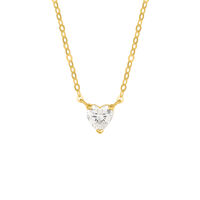 Collana Punto Luce Claire Oro Giallo Cubic Zirconia