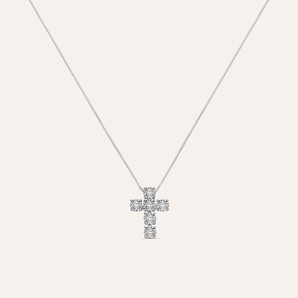Collana Diamotion Oro Bianco Diamante - Collane Donna | Stroili
