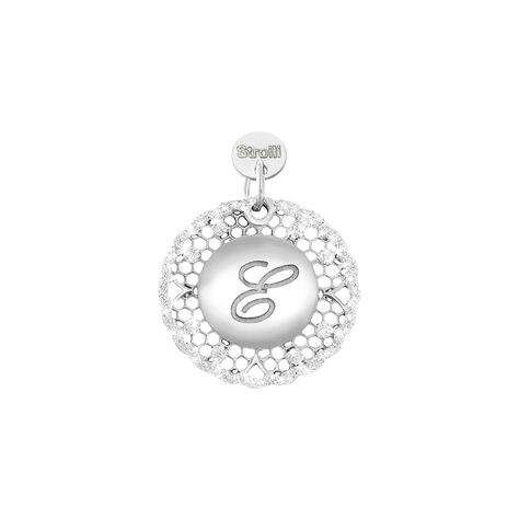 Charm in argento rodiato e glitter - Charms Donna | Stroili