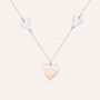 Collana Silver Collection Argento Bicolore Bianco / Rosa