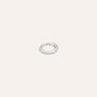 Piercing Orecchio Tragus Helix Bon Ton Oro Bianco Cubic Zirconia