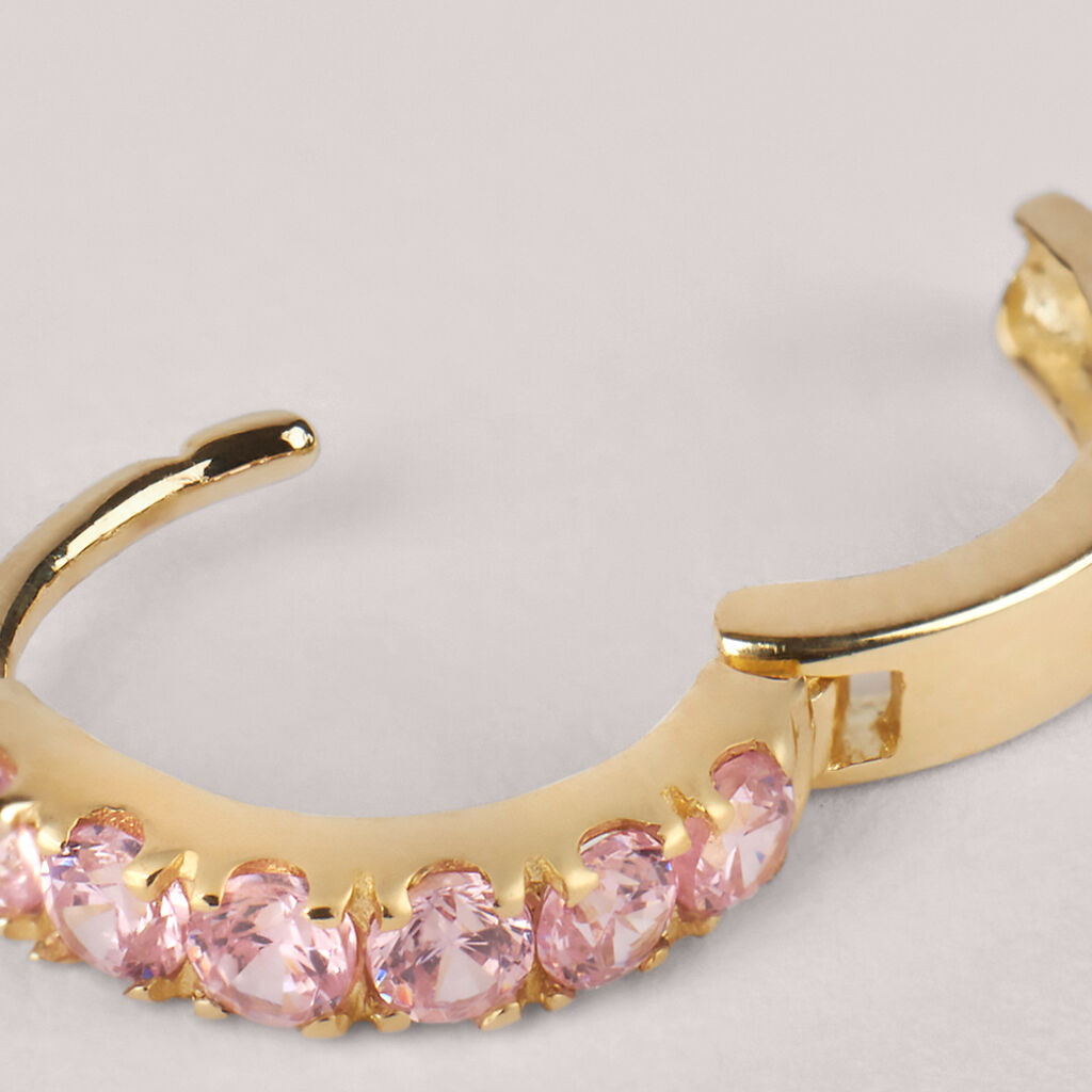 Orecchini A Cerchio Toujours Oro Giallo Cubic Zirconia - Orecchini a Cerchio Donna | Stroili
