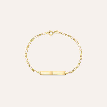Bracciale Con Targhetta Holy Oro Giallo