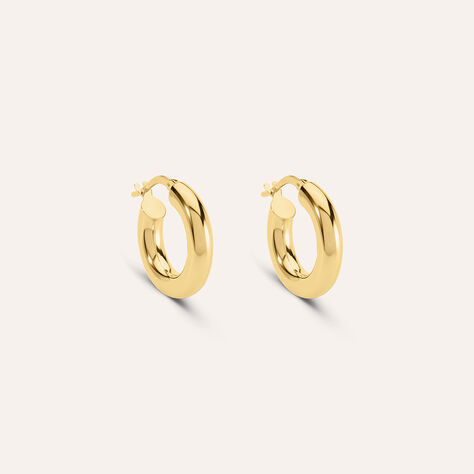 Orecchini A Cerchio Toujours Oro Giallo - Orecchini a Cerchio Donna | Stroili