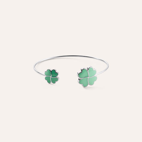 Bangle Lady Sweet Acciaio Quadrifoglio - Bracciali Donna | Stroili