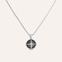 Collana Man Code Acciaio Cubic Zirconia