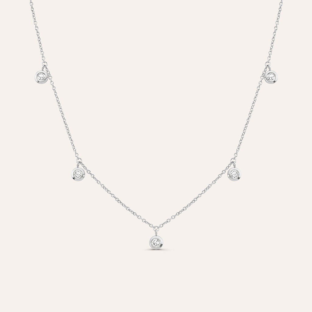 Collana Desideria Argento Nobile Rodiato