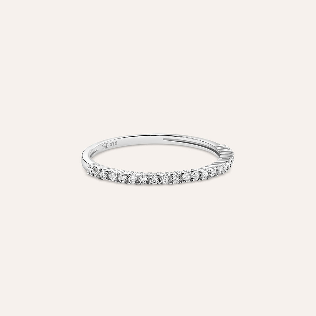 Anello Riviere Claire Oro Bianco Cubic Zirconia - Anelli Riviere Donna | Stroili