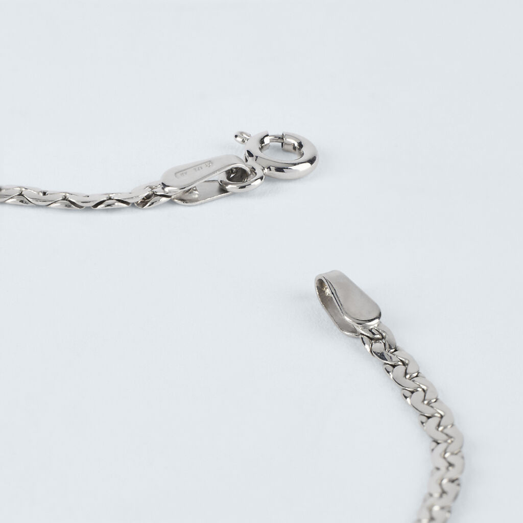 Bracciale Catena Colette Oro Bianco - Bracciali Donna | Stroili