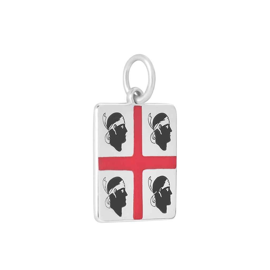 Pendente Saluti&Baci Bandiera Serdegna Love Beats Argento Rodiato - Ciondoli Donna | Stroili