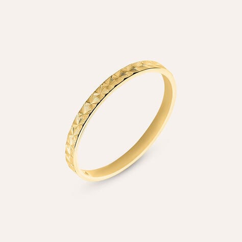 Fede Classica Diamantata 1.8 mm Oro Giallo - Anelli con Incisione Donna | Stroili