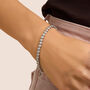 Bracciale Tennis Silver Elegance Argento Rodiato Cubic Zirconia