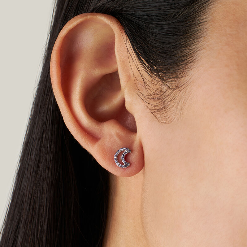 Orecchini Lobo Silver Rainbow Argento Rodiato Cubic Zirconia - Orecchini a Lobo Donna | Stroili