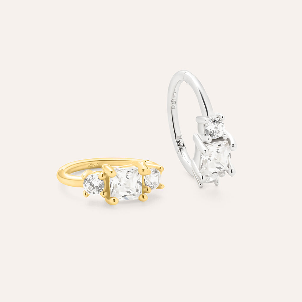 Piercing Orecchio Helix Bon Ton Oro Giallo Cubic Zirconia