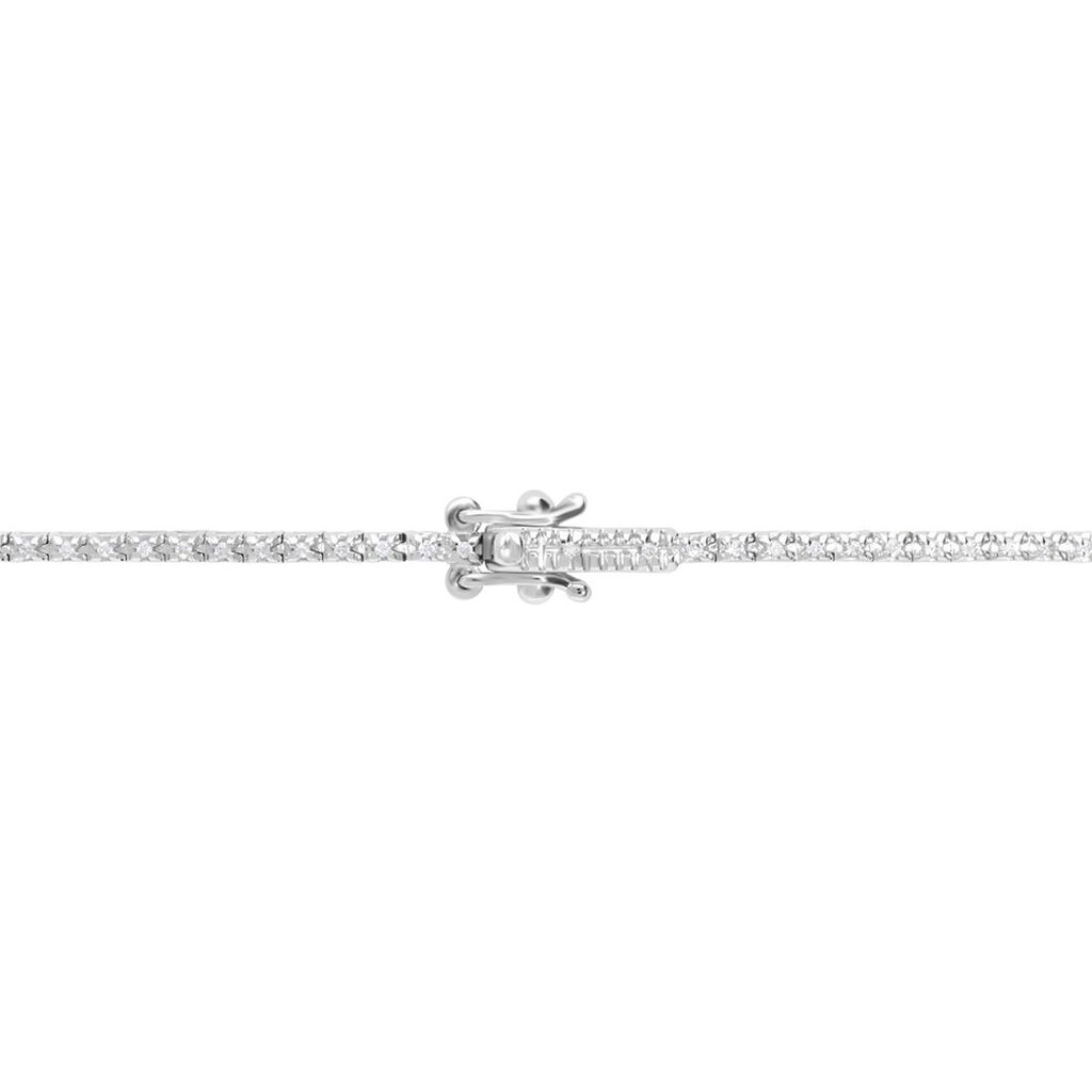 Tennis in oro bianco e diamanti 0.16 ct - Bracciali Donna | Stroili