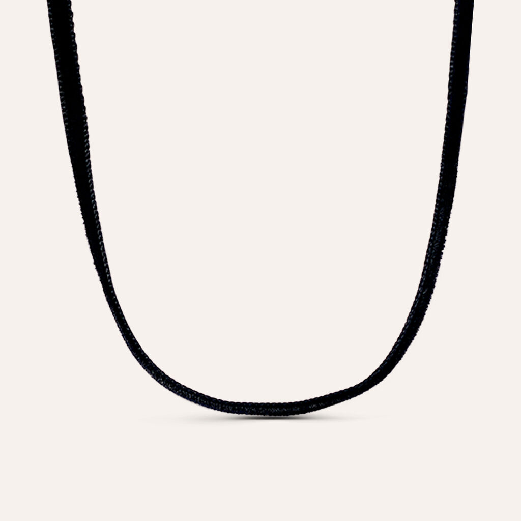 Choker Moonlight Acciaio e Velluto