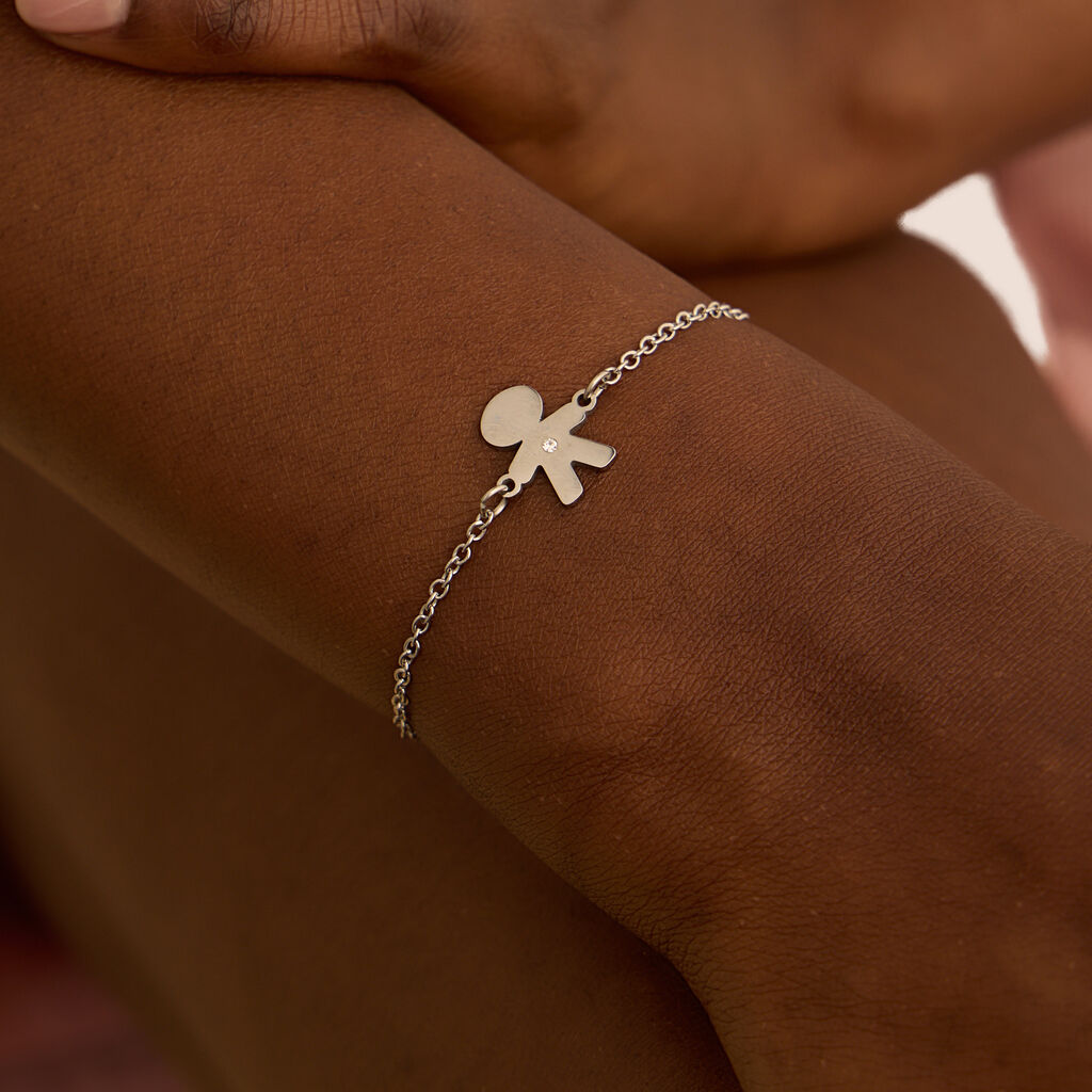 Bracciale Sunrise Acciaio Cristallo