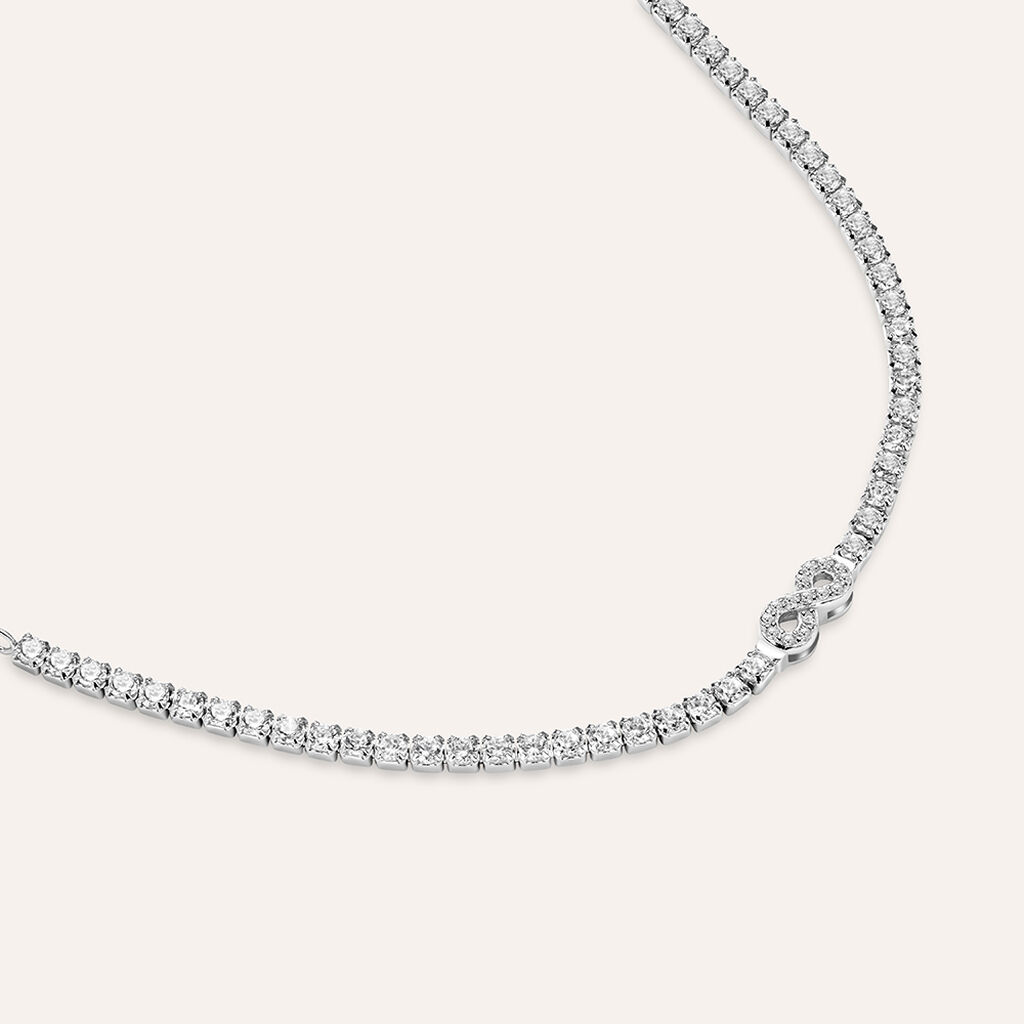 Bracciale Silver Moments Argento Rodiato Cubic Zirconia - Bracciali Amicizia Donna | Stroili