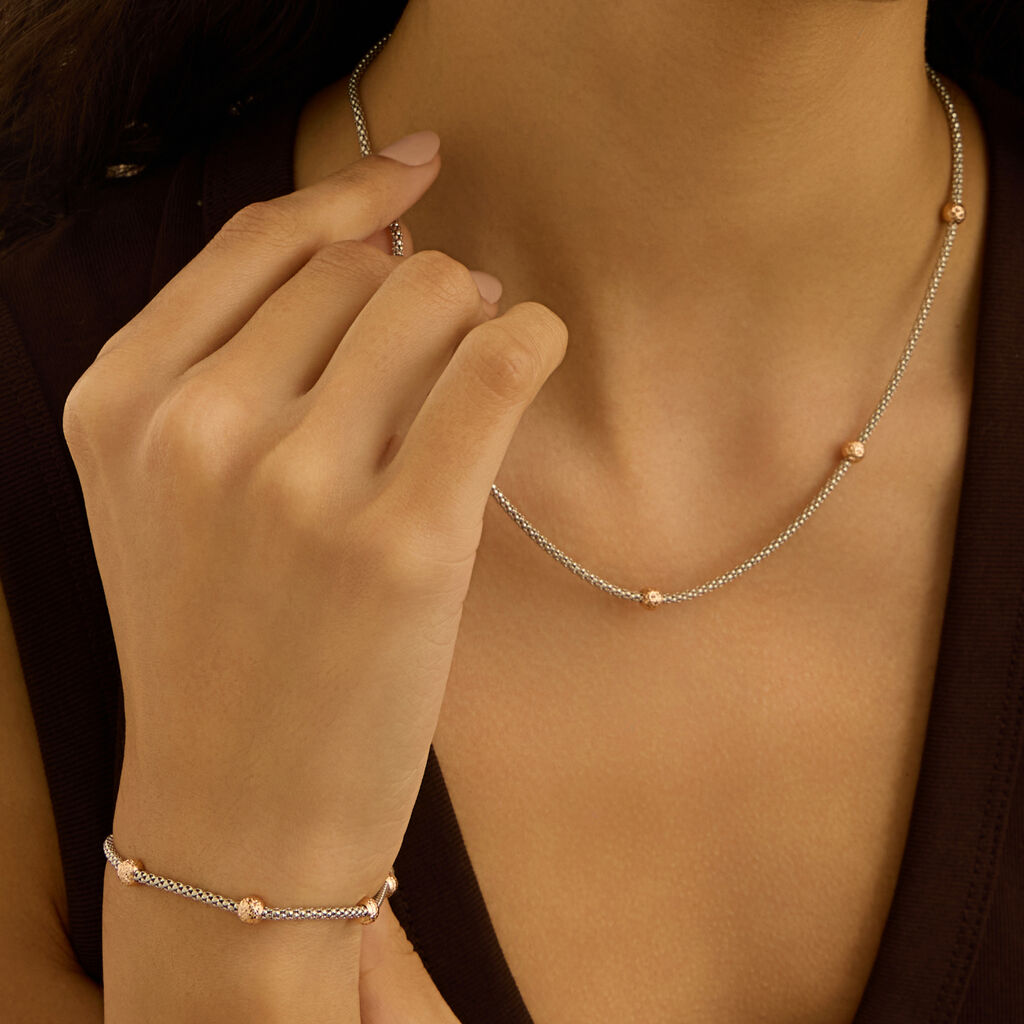 Collana Golden Lover Oro Bicolore - Collane Donna | Stroili