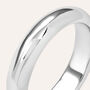 Fede Classica Leggera 4.5 mm Oro Bianco