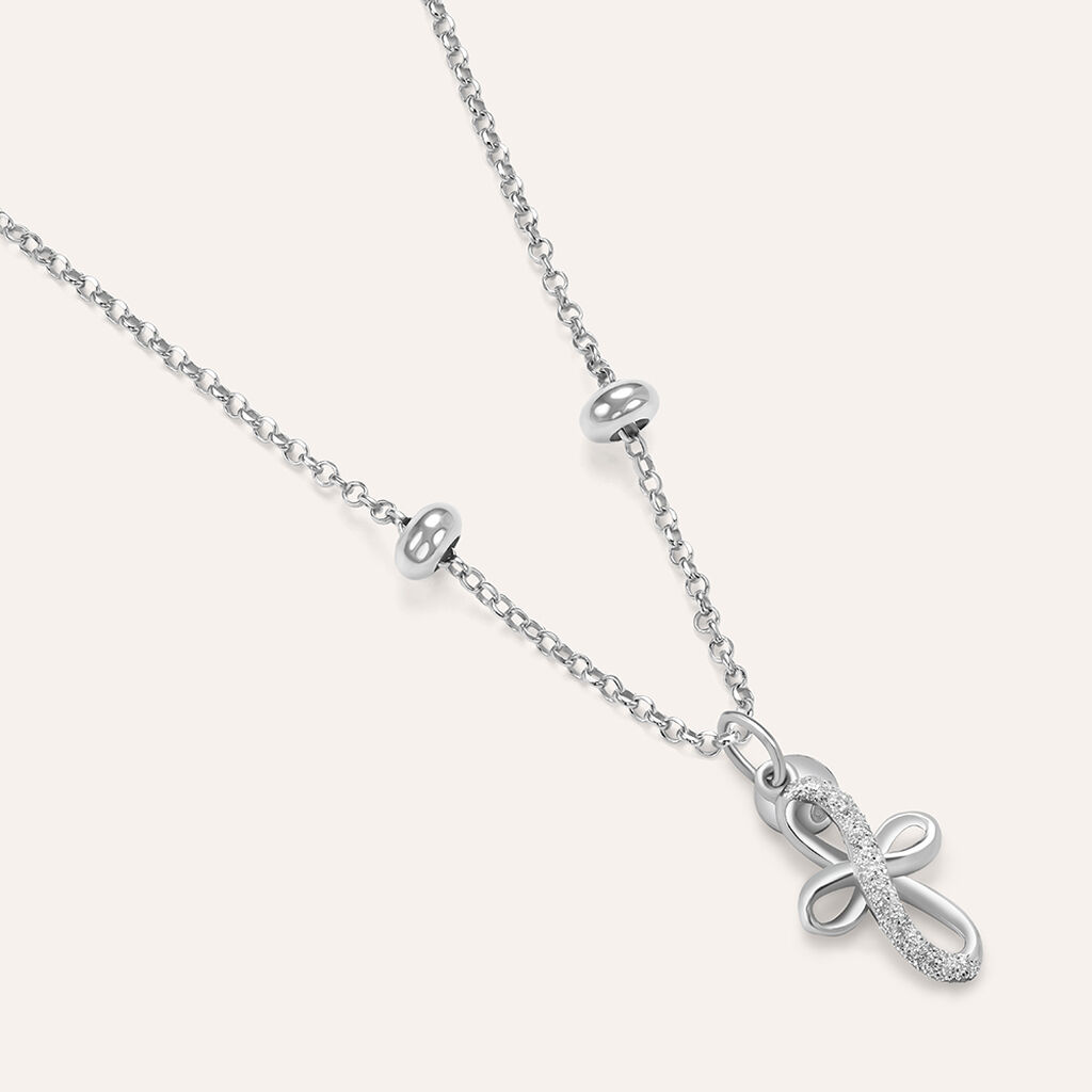 Pendente Love Beats Argento Rodiato