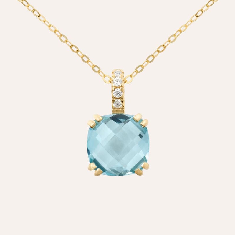 Collana Punto Luce Amélie Oro Giallo Topazio Cubic Zirconia - Collane Punto Luce Donna | Stroili