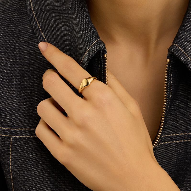 Anello Chevalier Silver Collection Argento Dorato - Anelli Chevalier Donna | Stroili