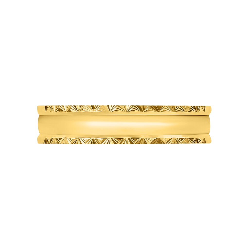 Fede Classica Diamantata 4 mm Oro Giallo - Anelli con Incisione Donna | Stroili