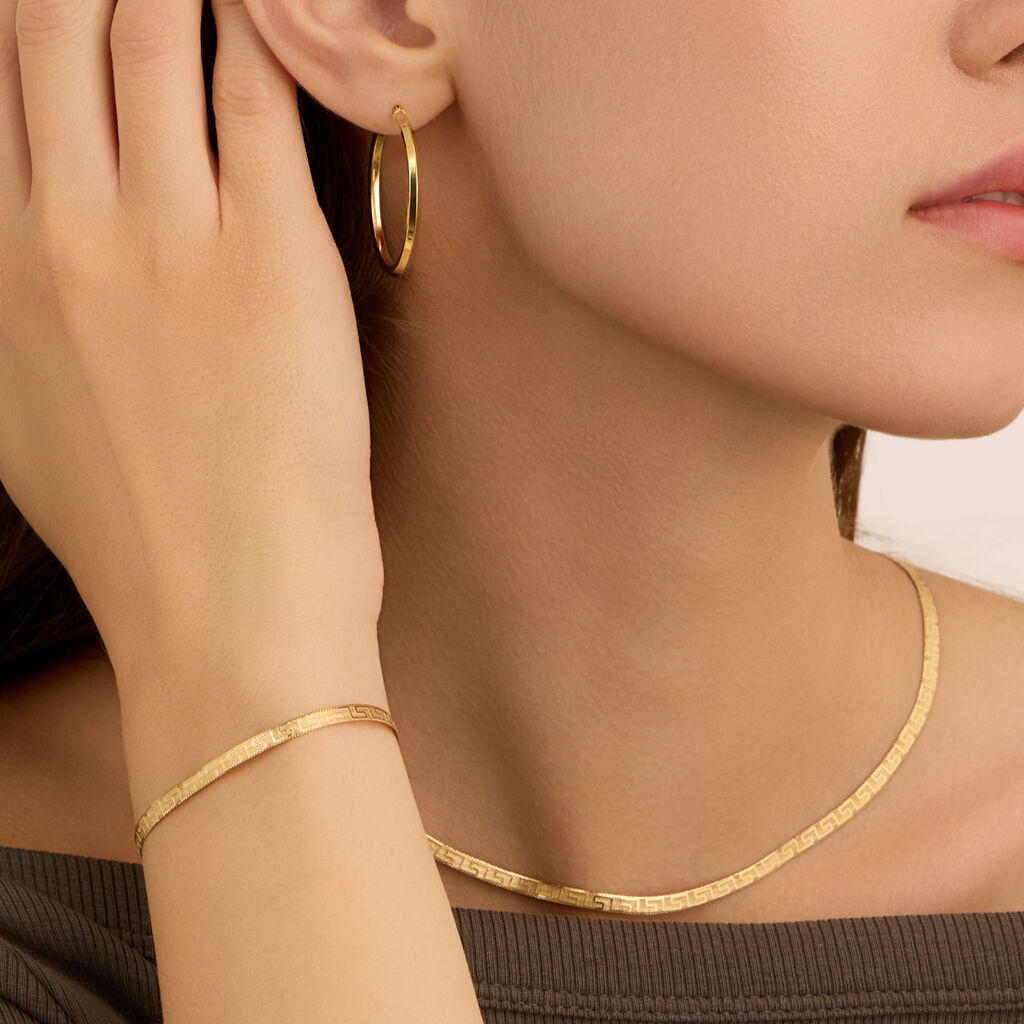 Orecchini A Cerchio Toujours Oro Giallo - Orecchini a Cerchio Donna | Stroili