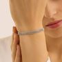 Bracciale Tennis Aura Acciaio Dorato Cubic Zirconia