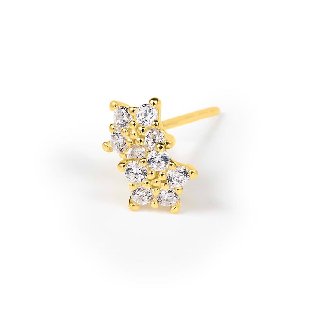 Orecchini Lobo Bon Ton Oro Giallo Cubic Zirconia - Orecchini a Lobo Donna | Stroili