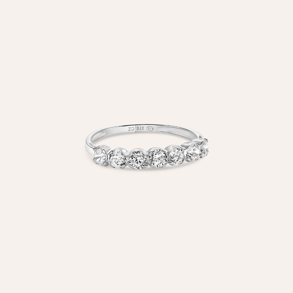 Anello Riviere Claire Oro Bianco Cubic Zirconia - Anelli Riviere Donna | Stroili