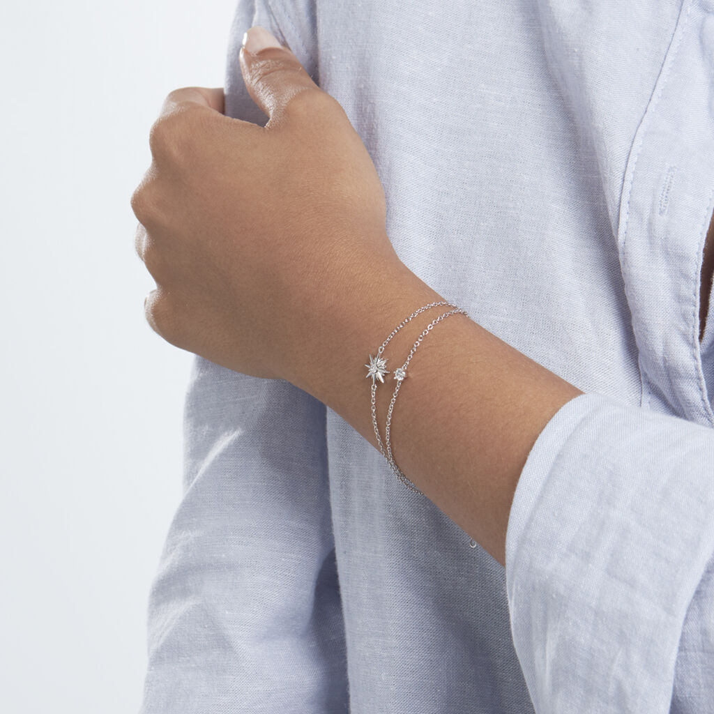 Bracciale Silver Elegance Argento Rodiato Cubic Zirconia