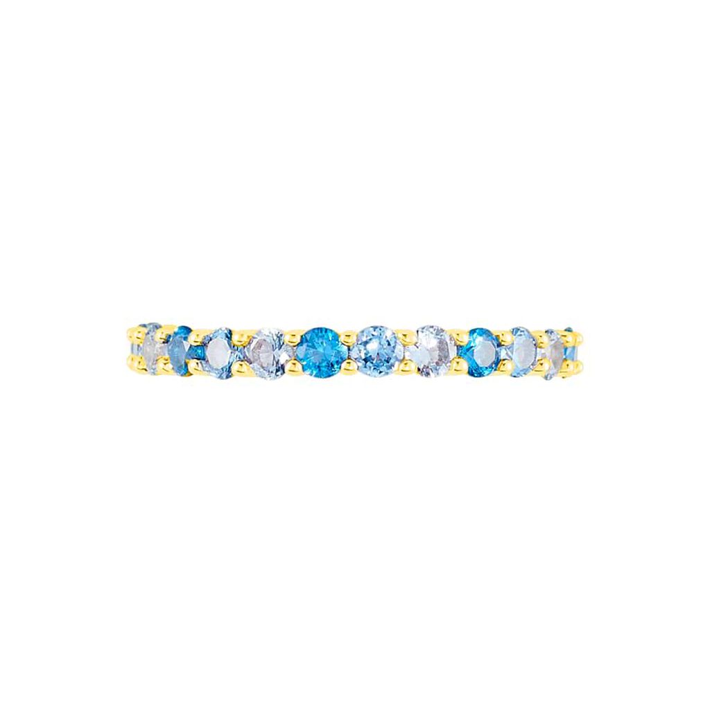 Anello Eternity Golden Dream Placcato Oro Giallo Cubic Zirconia - Anelli Eternity Donna | Stroili