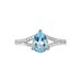 Anello Solitario Amélie Oro Bianco Topazio Cubic Zirconia - Anelli con Pietre Donna | Stroili
