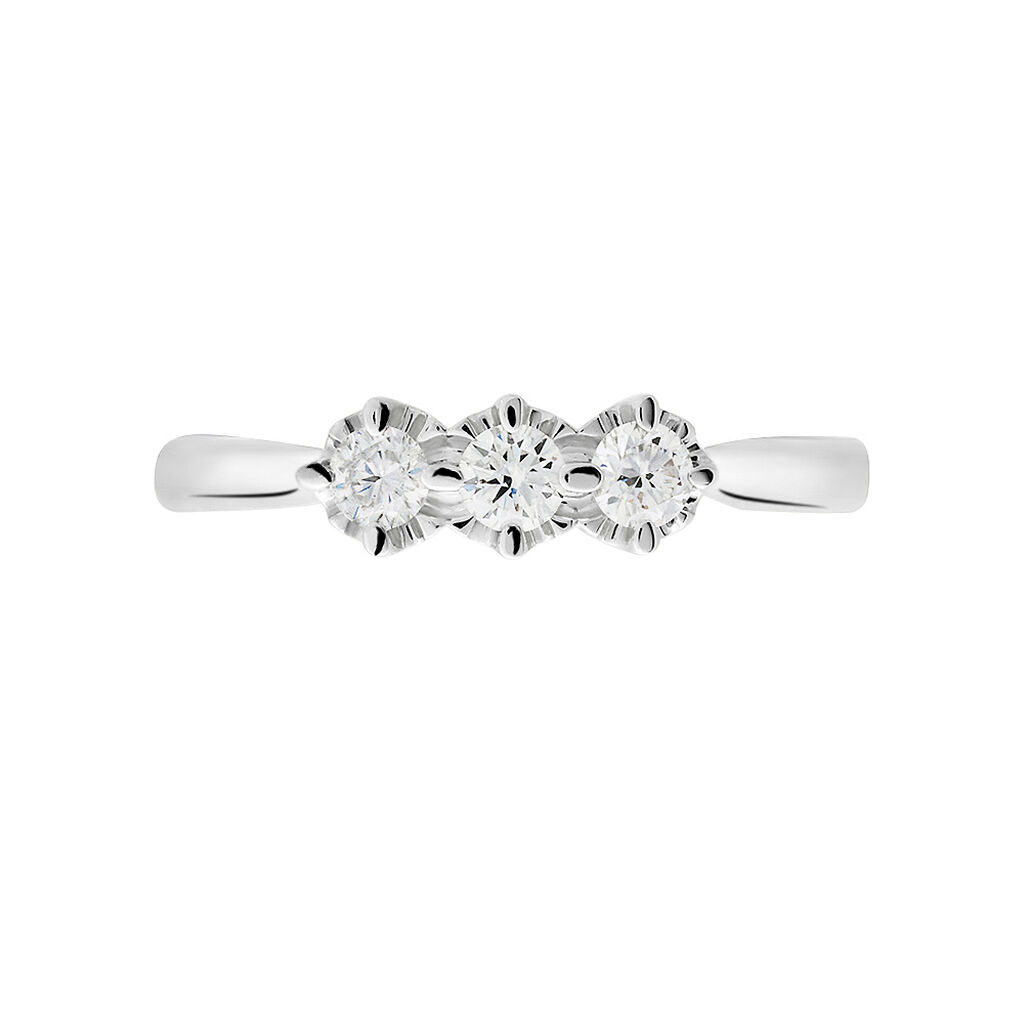 Anello Trilogy Diamazing Oro Bianco Diamante - Anelli con Pietre Donna | Stroili