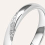 Fede Comoda 3 mm Oro Bianco Diamante