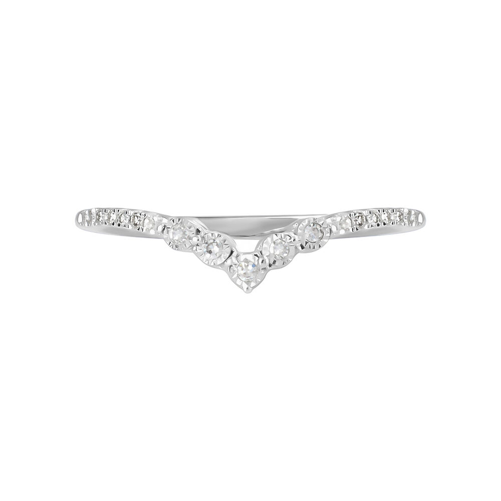 Anello Fedina Sophia Oro Bianco Diamante 1429276 Stroili