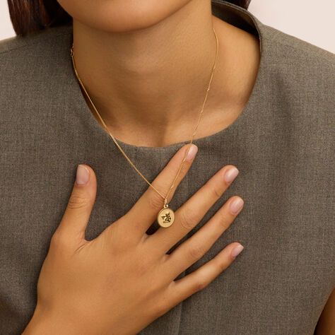 Pendente Holy Oro Giallo - Ciondoli con Incisione Unisex | Stroili