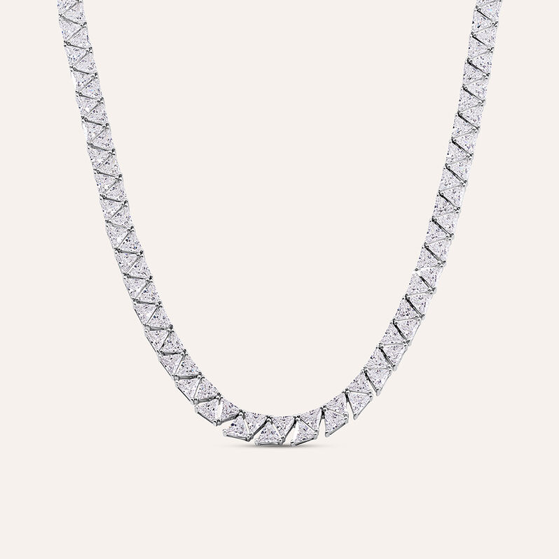 Collana Tennis Silver Elegance Argento Rodiato Cubic Zirconia - Collane Tennis Donna | Stroili