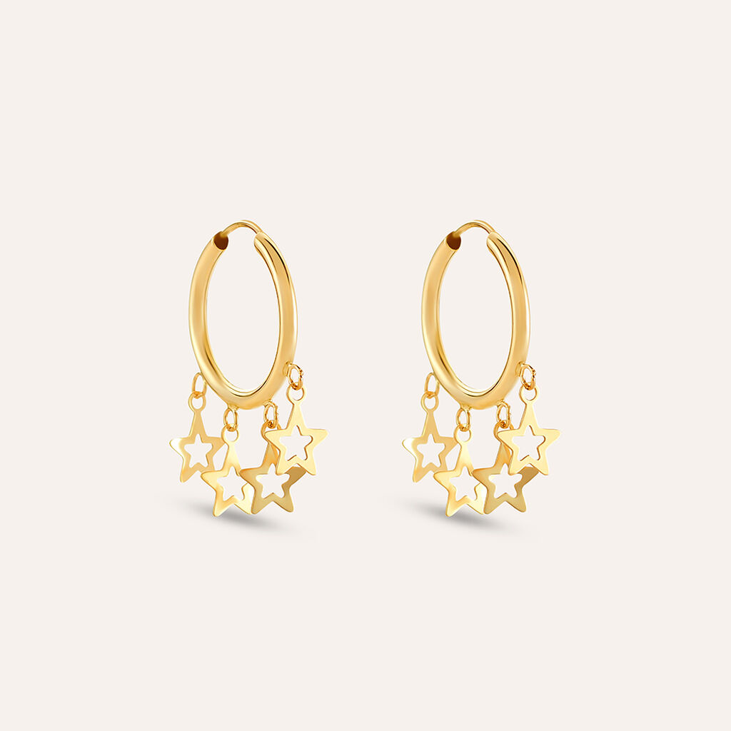 Orecchini A Cerchio Toujours Oro Giallo