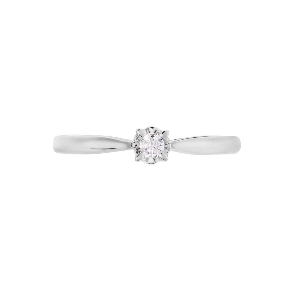 Anello Solitario Diamazing Oro Bianco Diamante