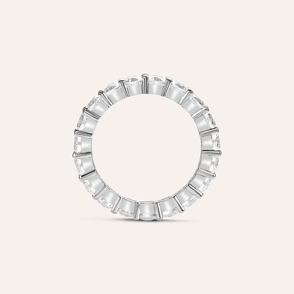 Anello Riviere Claire Oro Bianco Cubic Zirconia - Anelli Riviere Donna | Stroili