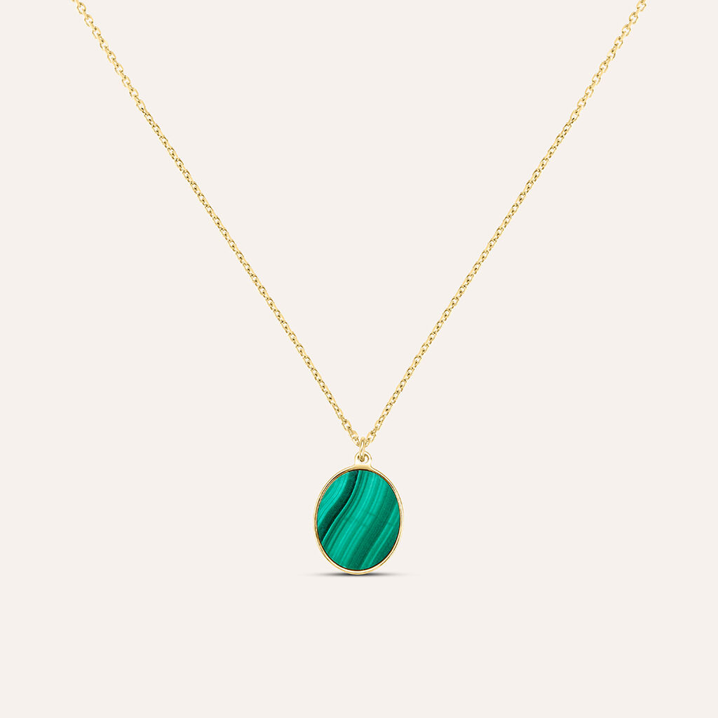 Collana Beverly Oro Giallo Malachite - Collane Donna | Stroili