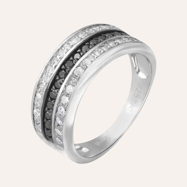 Anello Fascia Silver Shine Argento Rodiato Cubic Zirconia
