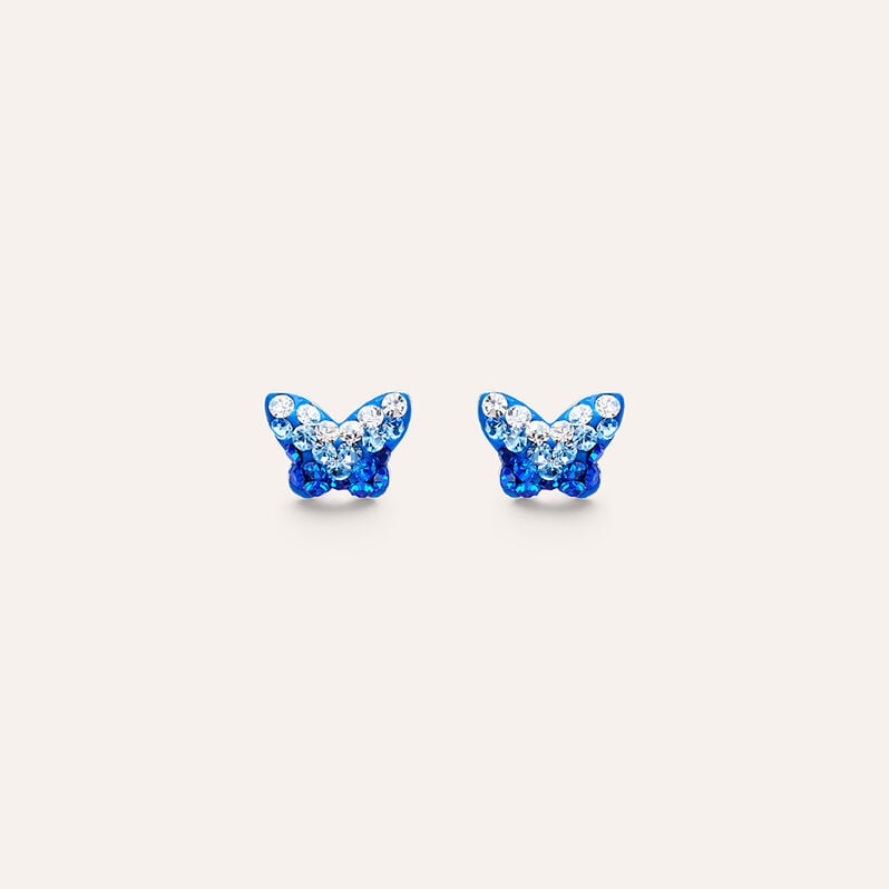 Orecchini Lobo Silver Baby Argento Rodiato Cristallo - Gioielli Bambino | Stroili